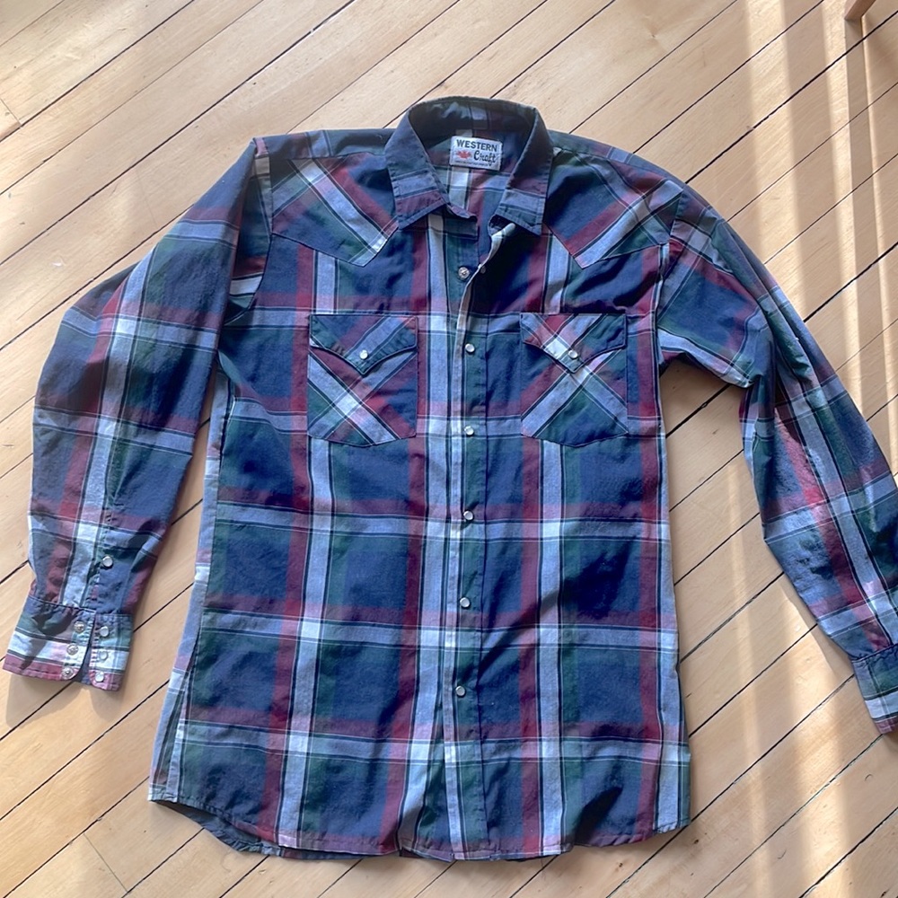 Vintage Pearl Button Shirt